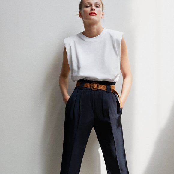 Zara Belted pants - Picture 2 of 3